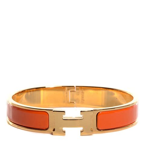 hermes enamel bracelet pm or gm|Hermes enamel h bracelet size.